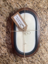 Load image into Gallery viewer, 3 Wick Dough Bowl Soy Candle With Insert- Walnut
