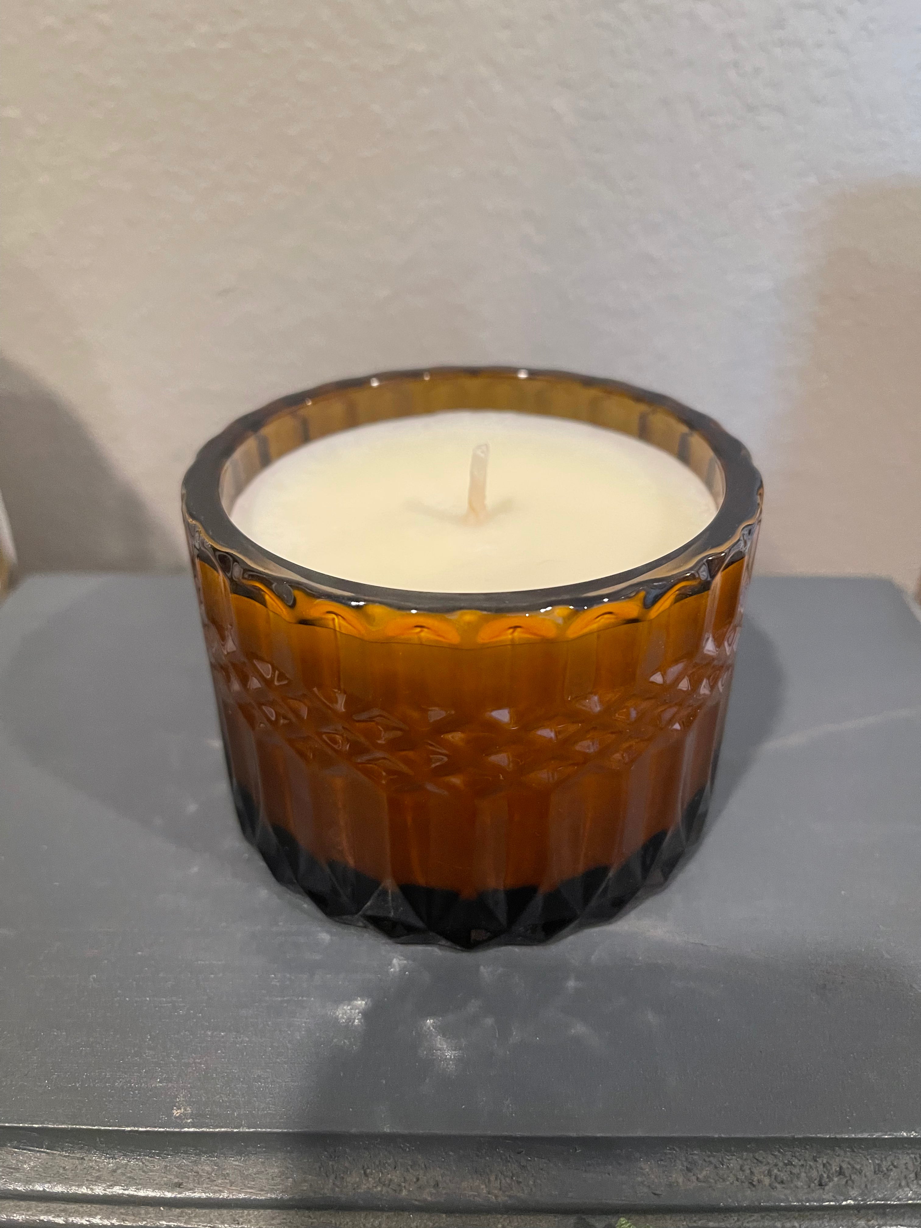 Citrine Posh Crystal Jar Candle with Lid - 7 oz.