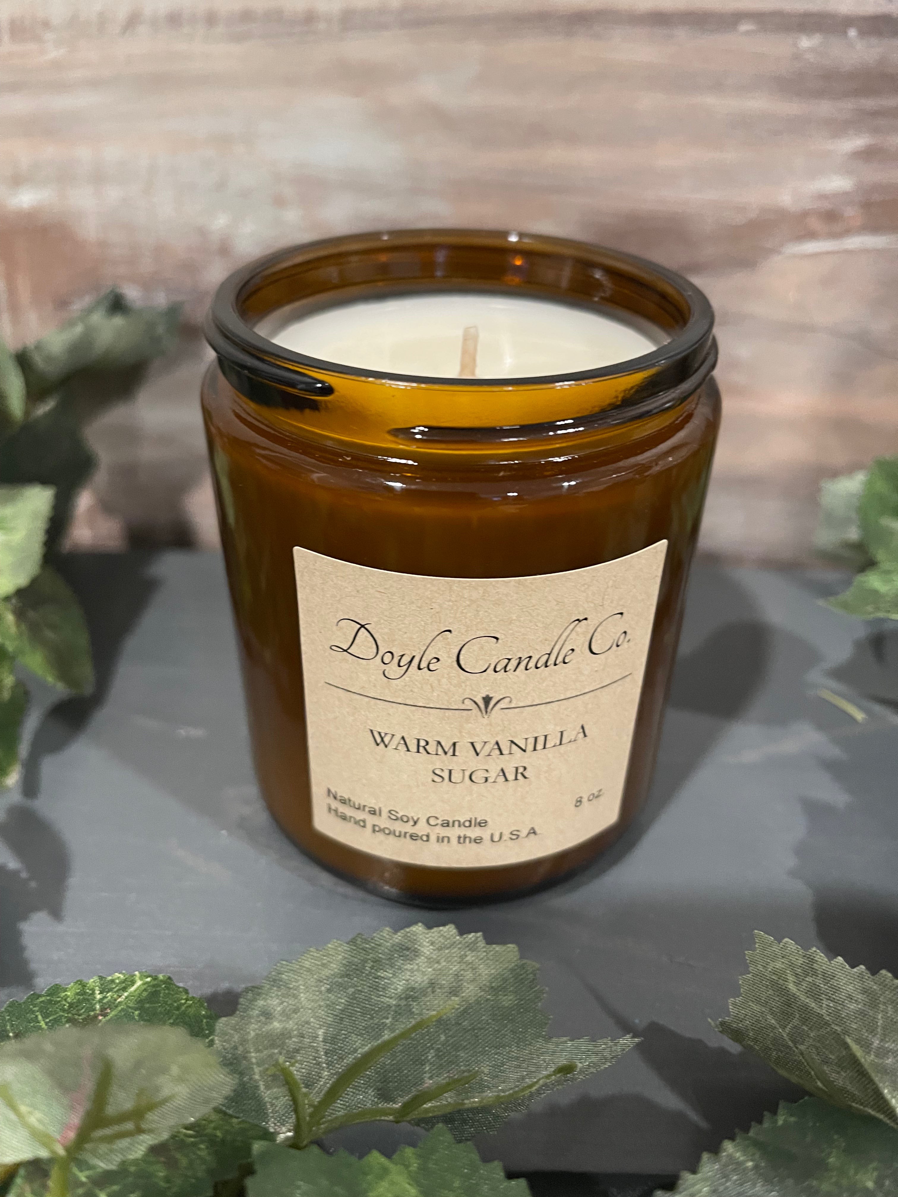 Original Doyle Amber Jar Candle - 8 oz.