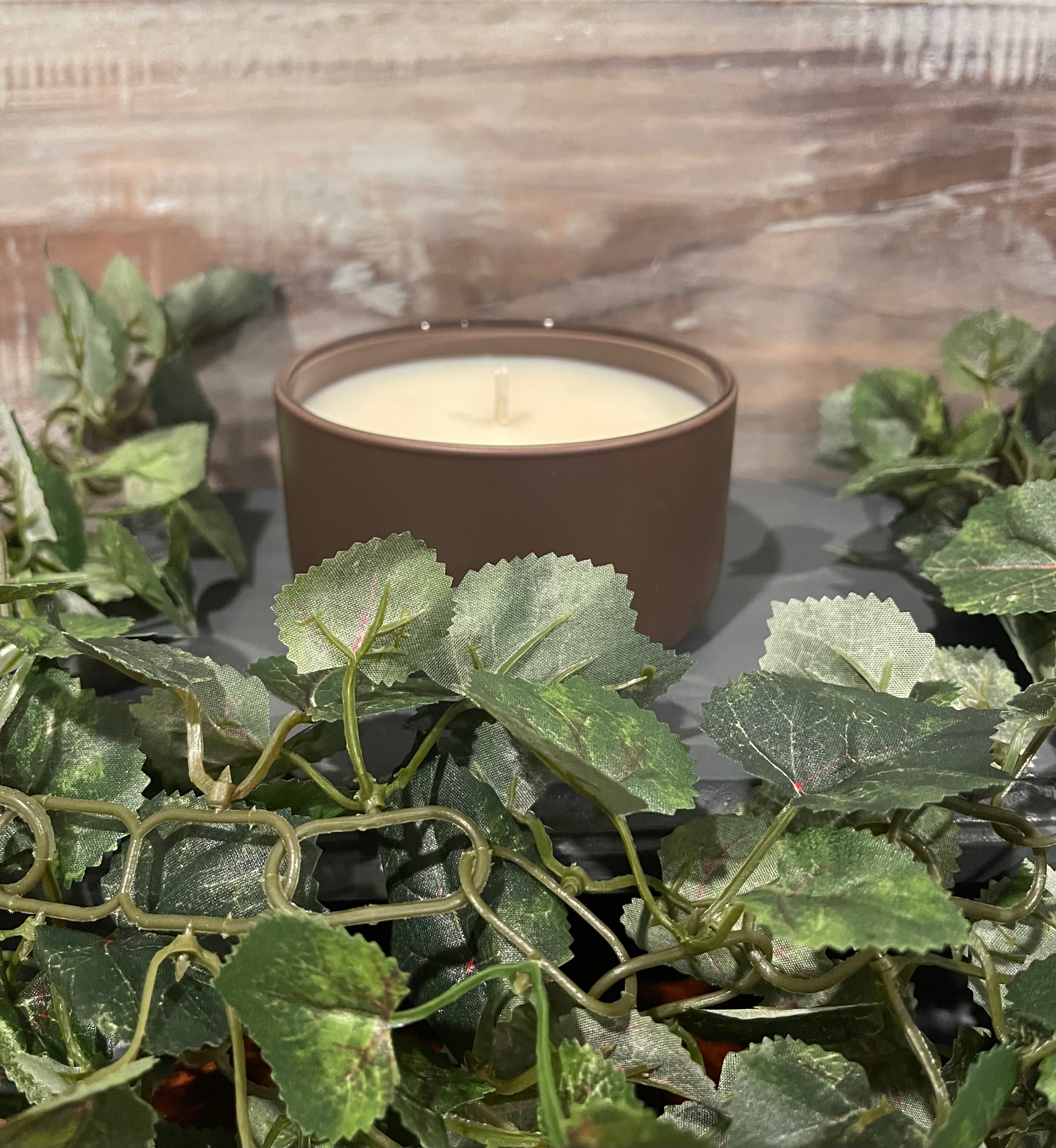 Matte Mocha Calista Tumbler Candle Collage