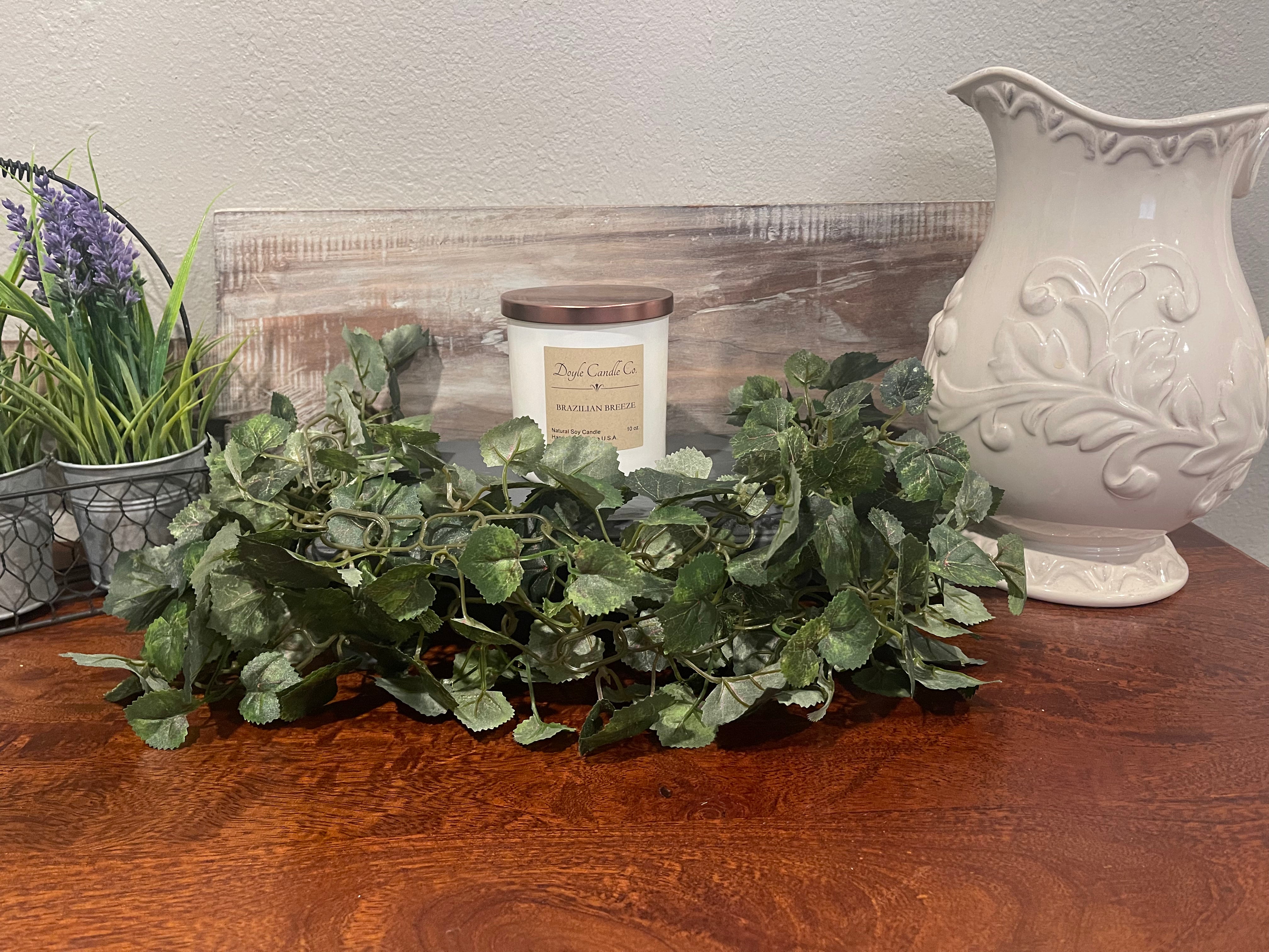 White Straight Sided Jar Candle