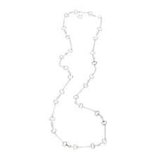 Load image into Gallery viewer, Fornash Long Baby Horsebit Necklace: Silver
