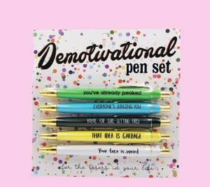 Demotivational Pen Set