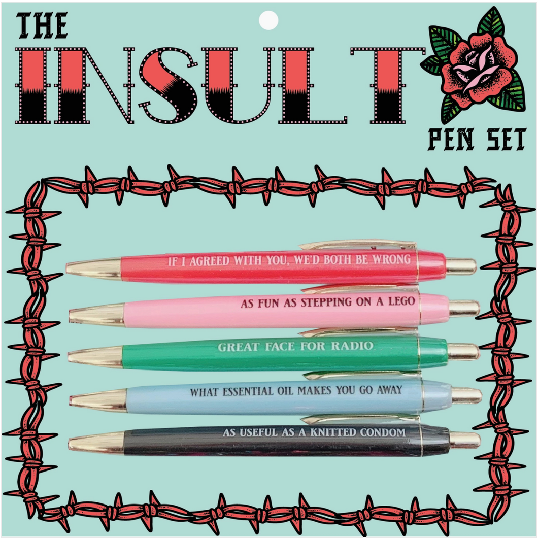 Insult Pen Set